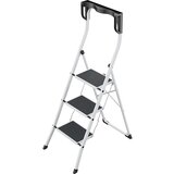 Hailo Zložljive stopnice K75 ComfortLine, jeklo, nosilnost 150 kg, 3 stopnice, pohodna višina 690 mm | Shoptok.si
