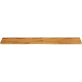 Stolna Mizna plošča z naravnim robom 180x20x3,8 cm trden mangov les, (21411548) | Shoptok.si