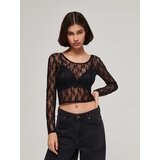 House - Bluza s čipkom - Crna cijene