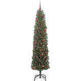 vidaXL Umjetno božićno drvce Zelena 180 cm PVC i čelik i plastika | shoptok.hr