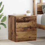 vidaXL Noćni ormar 2 pcs Staro drvo 45 x 39 x 50 cm Konstruirano drvo Cijene