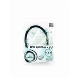 Cablexpert Delilnik DVI-I M na 2x VGA Ž, 0.3 m, črn, pasiven, (20440345) | Shoptok.si