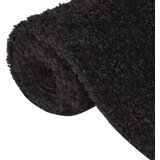  Čupavi tepih s visokim vlaknima crni 80 x 150 cm | shoptok.hr