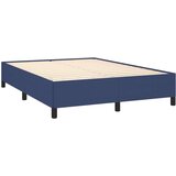 vidaXL Krevet s oprugama i madracem plavi 140 x 190 cm od tkanine | shoptok.hr