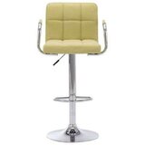 vidaXL Barski stoli 2 kosa zeleno blago | Shoptok.si