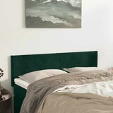  Uzglavlja tamnozelena 144x5x78/88 cm baršunasta | shoptok.hr