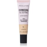 Makeup Revolution Conceal & Define matirajući puder nijansa F6N 23 ml | shoptok.hr