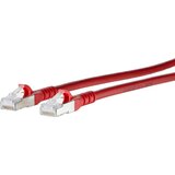 Metz Connect 1308453066-E RJ45 omrežni kabel\, Patch kabel CAT 6a S/FTP 3.00 m rdeča z zaščitnim zapornim zatičem 1 kos, (20421646) | Shoptok.si