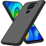 Cadorabo Xiaomi RedMi NOTE 9 in matirana črna barva - Hibridni zaščitni ovitek s TPU silikonom v notranjosti in matirano plastično zadnjo stranjo, (20860042) | Shoptok.si