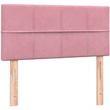 Box spring krevet s madracem ružičasti 80 x 220 cm baršunasti | shoptok.hr