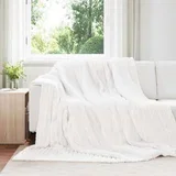 Pokrivači za bacanje 6 pcs Bijelo 270 x 240 cm Runo