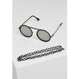 Urban Classics Accessoires 104 Chain sunglasses silver mirror/black Cene