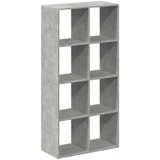 vidaXL Sobna pregrada / regal za knjige sivi 69,5x29x137,5 cm drveni | shoptok.hr