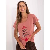 FANCY T-shirt-FA-TS-7196.74P-dark pink | Shoptok.si