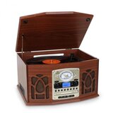 Auna NR-620 retro gramofon CD MP3 SD - siv cene