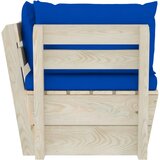  Vrtna kutna sofa od paleta s jastucima impregnirana smrekovina | Eponuda.com