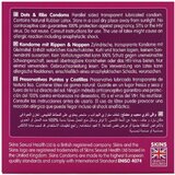 Skins - rebrasti in pikčasti kondom (4 kosi) | Shoptok.si