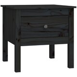  Bočni stolići 2 kom crni 50x50x49 cm od masivne borovine | shoptok.hr