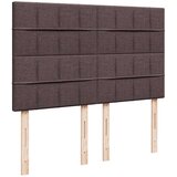  Krevet s oprugama i madracem tamnosmeđi 140x200 cm tkanina | shoptok.hr