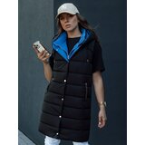 DStreet Women's long quilted vest with hood CHESTER black Cijene