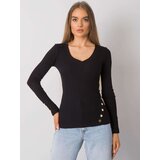 RUE PARIS Blouse-RV-BZ-7245.07-black Cene