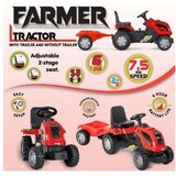 Olimp Sport Traktor sa prikolicom na akumulator 6V, crveni 309680 | ePonuda.com
