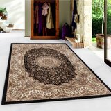 Novel Tkana Preproga Kashmir, Črna/bež, Ca. 80x150cm | Shoptok.si