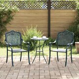  Vrtna stolica 2 pcs Zelena 64 x 62 x 93cm Aluminij | shoptok.hr