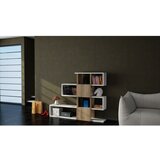 Woody Fashion polica za knjige karlin white walnut | ePonuda.com