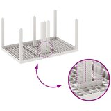  Set od 7 komada vrtni set za objedovanje s jastučićima bijeli poli ratan | shoptok.hr