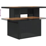  8-dijelni set vrtnih sofa od poliratana s jastucima crni Crna 100 x 55 x 73 cm | Shoptok.si