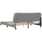  Okvir kreveta s LED-om bez madraca Hvar 180x200 cm od tkanine | shoptok.hr