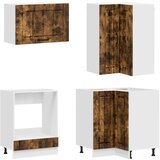  Kuhinjska jedinica LUCCA 8 pcs Dimljeni hrast Konstruirano drvo | shoptok.hr