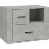 Maison Chic Nočna omarica - Nočna miza betonsko siva 60x36x45 cm inženirski les, (21688756) | Shoptok.si