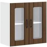 Maison Chic Kuhinjska stenska omarica - Kuhinjska omarica s steklenimi vrati Lucca inž. les iu1402, (22063880) | Shoptok.si