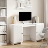  Stol Bijela visokog sjaja Konstruirano drvo 142,5 x 50 x 75 cm Cijene