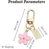 Generic Women's keychain, bag decoration flower keychain car keychain pendant suitable for wallet, handbag, headphone box decoration, (21066461) Cene