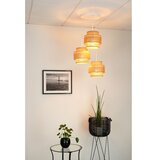  Brilagi - Visilica na sajli SPACE YUTE 3xE27/15W/230V bež/bela | Eponuda.com