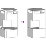  Kamin Crna 50 x 50 x 100 cm Čelik | shoptok.hr