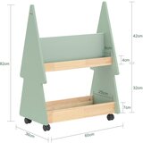 SoBuy otroška knjižna omara, knjigarna za otroke montessori, otroška knjigarna KMB99-GR, (22108354) | Shoptok.si
