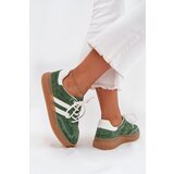 Boto Women Suede Sneakers On Platform Green Venera | shoptok.hr