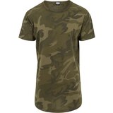 Urban Classics Camo Shaped Long Tee olive camo | shoptok.hr
