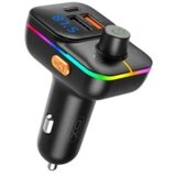 XO FM Modulator Transmiter BCC09+Card slot +PD 25W USB-C ambient light