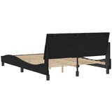  Okvir za krevet bez madraca Hanko crni 140 x 190 cm baršunasti | shoptok.hr