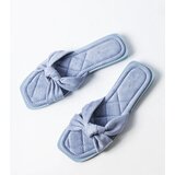 Gemre Blue Eco-Suede Pride Flip-Flops | shoptok.hr