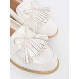 SEASTAR White lacquered loafers with a bow | Shoptok.si