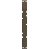  noge jedilne mize v-oblika 2 kosa naravno jeklo 50x(30-31,3) cm | Shoptok.si