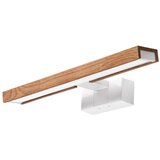 Brilagi LED kupatilsko osvetljenje za ogledalo 3u1 WOODY MIRROR LED/8W/230V IP44 bela/hrast trešnja | Eponuda.com