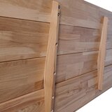 MID.YOU POSTELJA 180 cm x 200 cm , les, kovina barve hrasta | Shoptok.si