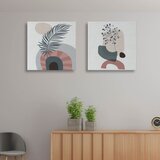 WALLXPERT ASR_CNVS25 - 10 - 30 x 30 Višenamensko Dekorativno Platno (2 Komada) | Eponuda.com